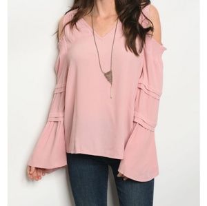 Cold shoulder top.